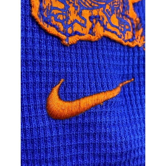 Vintage Nike Team Florida Gators Womens Size XL V-Neck Thermal Hoodie Blue - Picture 7 of 12